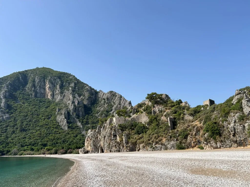 Cirali beach langs Lycean Way